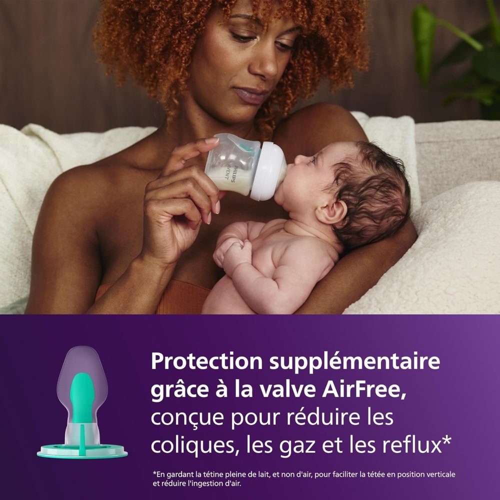 Kit-biberon-nouveau-né-anticolique-airfree-Avent-3 Kit biberon biberon Natural Airfree nouveau né Avent