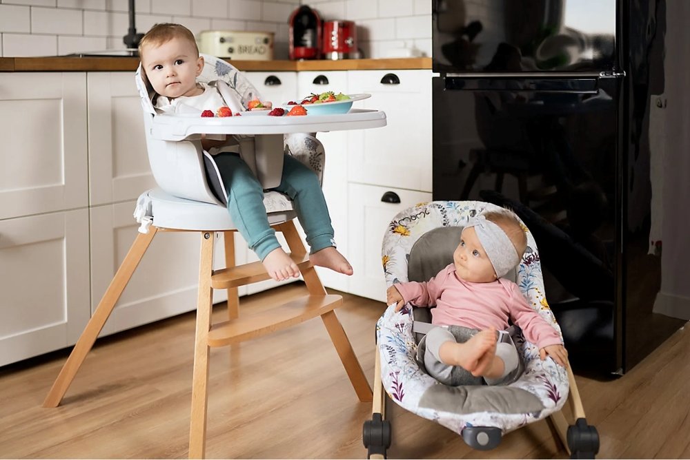 Transat bébé Lumiwood Momi flower