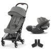 Duo Coya chrome brown et Cloud T mirage grey Cybex