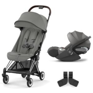 Duo Coya chrome brown et Cloud T mirage grey Cybex