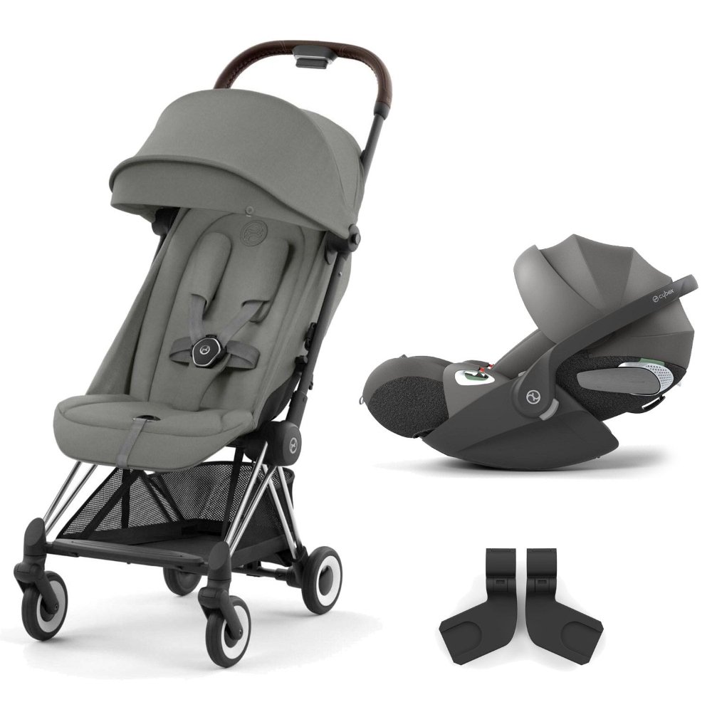 Duo Coya chrome brown et Cloud T mirage grey Cybex