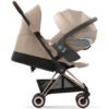 Duo Coya rose gold et Cloud T cozy beige Cybex