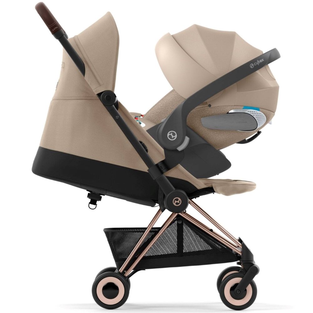 Duo Coya rose gold et Cloud T cozy beige Cybex