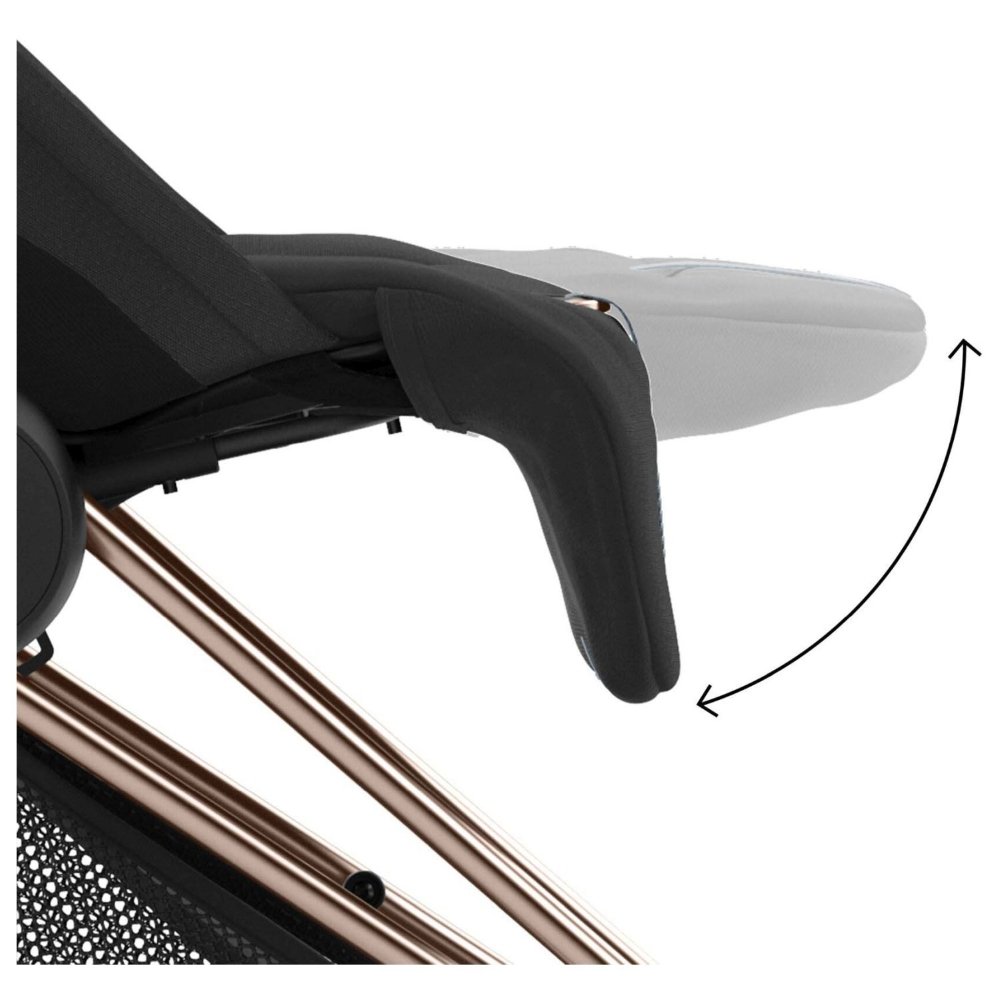 Duo Coya rose gold et Cloud T leaf green Cybex