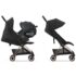 Duo Coya rose gold et Cloud T peach pink Cybex