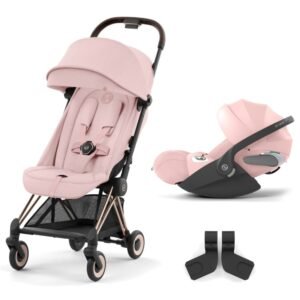 Duo Coya rose gold et Cloud T peach pink Cybex