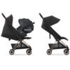 Duo Coya rose gold et Cloud T sepia black Cybex