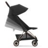 Duo Coya rose gold et Cloud T sepia black Cybex