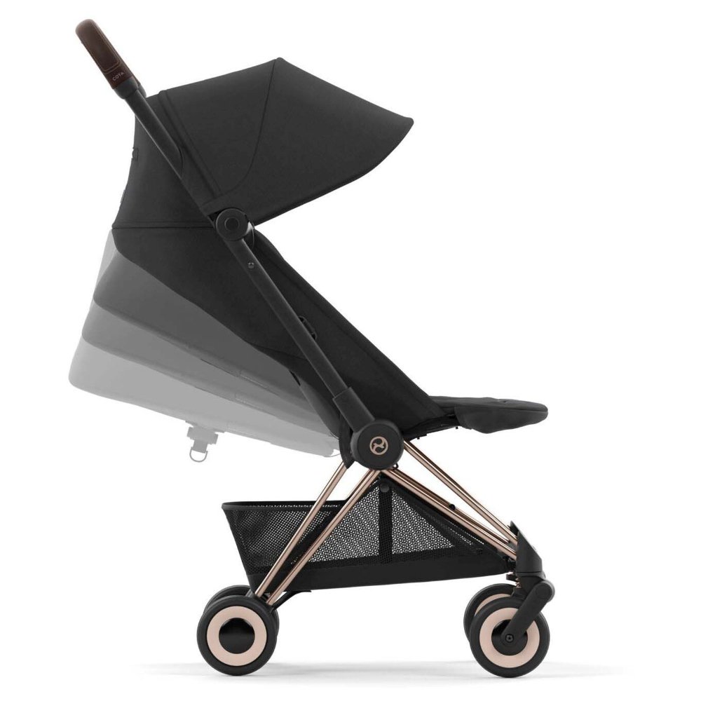 Duo Coya rose gold et Cloud T sepia black Cybex