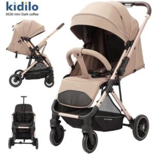 Poussette valise réversible beige 6530 Mini Kidilo