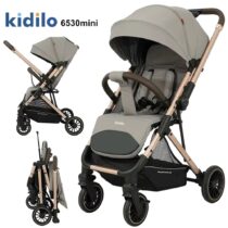Poussette valise réversible gris 6530 Mini Kidilo