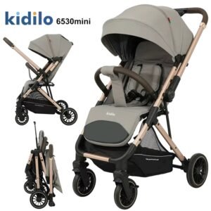 Poussette valise réversible gris 6530 Mini Kidilo