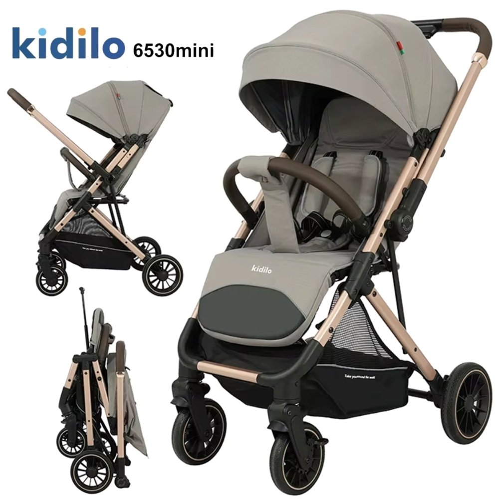 Poussette valise réversible gris 6530 Mini Kidilo