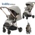 Poussette valise réversible gris 6530 Mini Kidilo