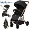 Poussette valise réversible noir 6530 Mini Kidilo