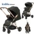 Poussette valise réversible noir 6530 Mini Kidilo