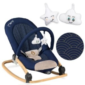Transat bébé Lumiwood Momi bleu