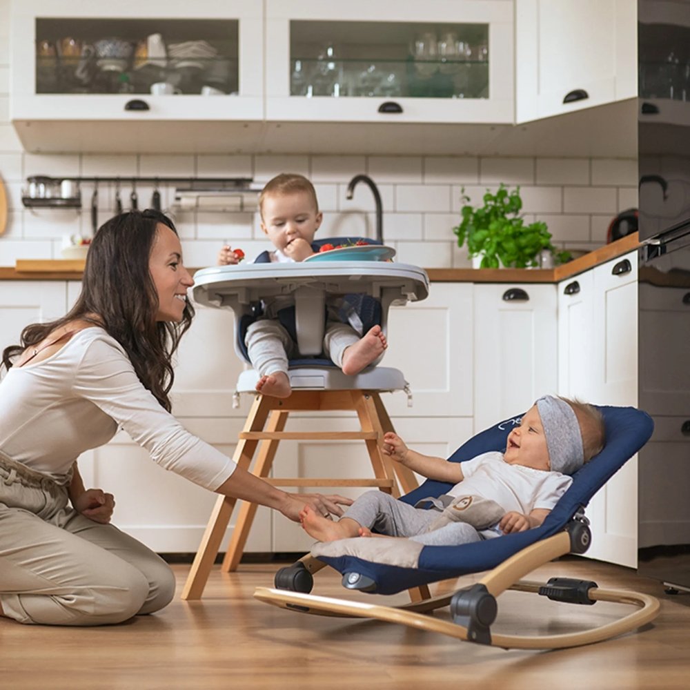 Transat bébé Lumiwood Momi bleu