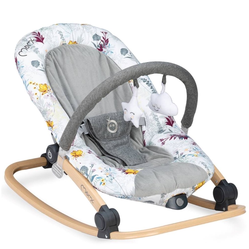 Transat bébé Lumiwood Momi flower