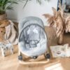 Transat bébé Lumiwood Momi gris