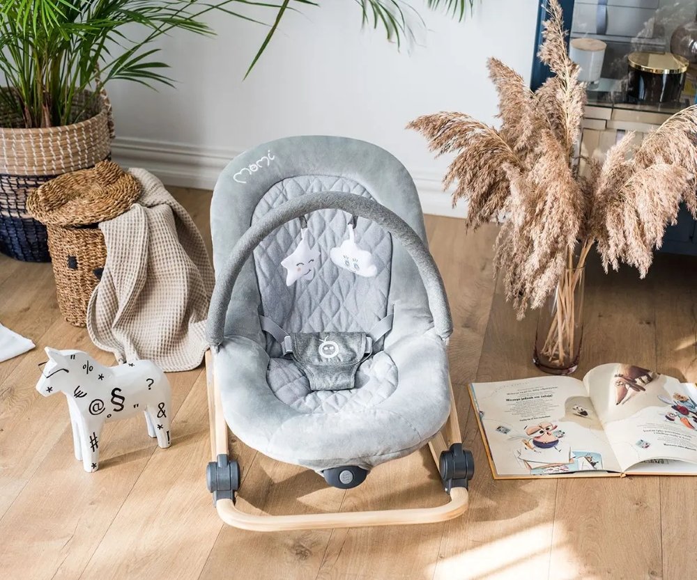 Transat bébé Lumiwood Momi gris