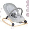 Transat bébé Lumiwood Momi gris