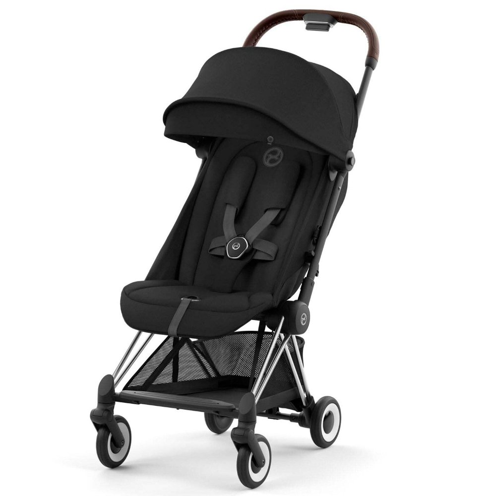 Duo Coya chrome brown sepia black et Cloud G Cybex