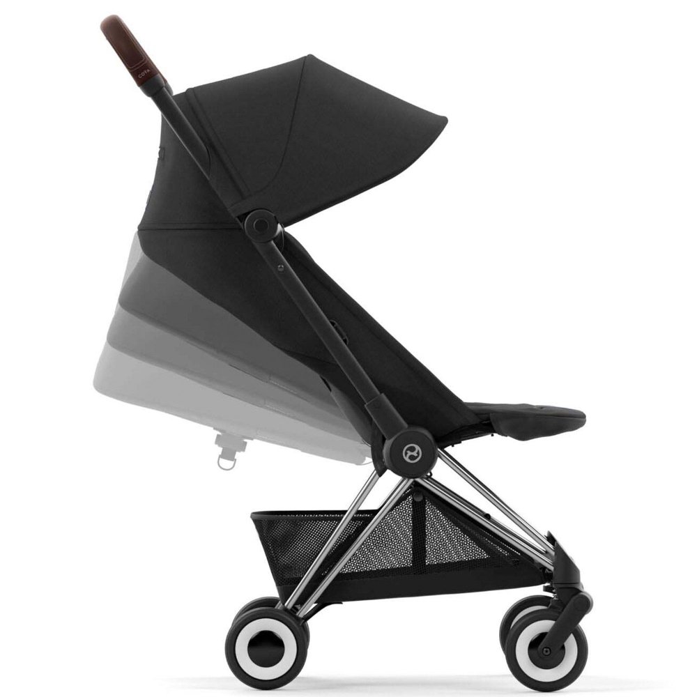 Duo Coya chrome brown sepia black et Cloud G Cybex