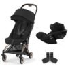Duo Coya rose gold sepia black et Cloud G Cybex