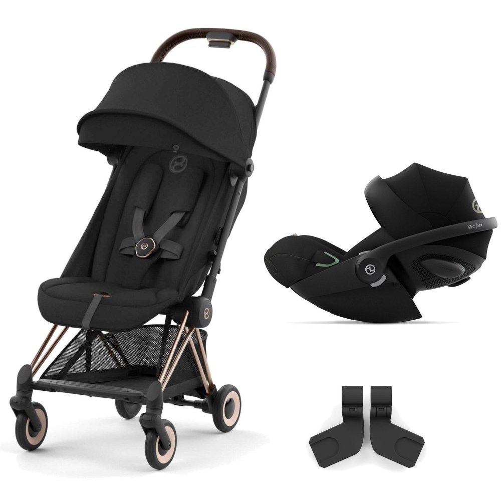 Duo Coya rose gold sepia black et Cloud G Cybex