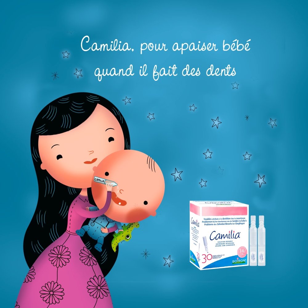 Pack 2 boites Camilia troubles de dentition Boiron