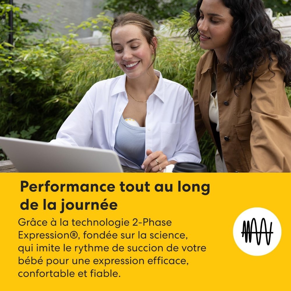 Tire-lait mains libres Motion Inbra 1 pompage Medela