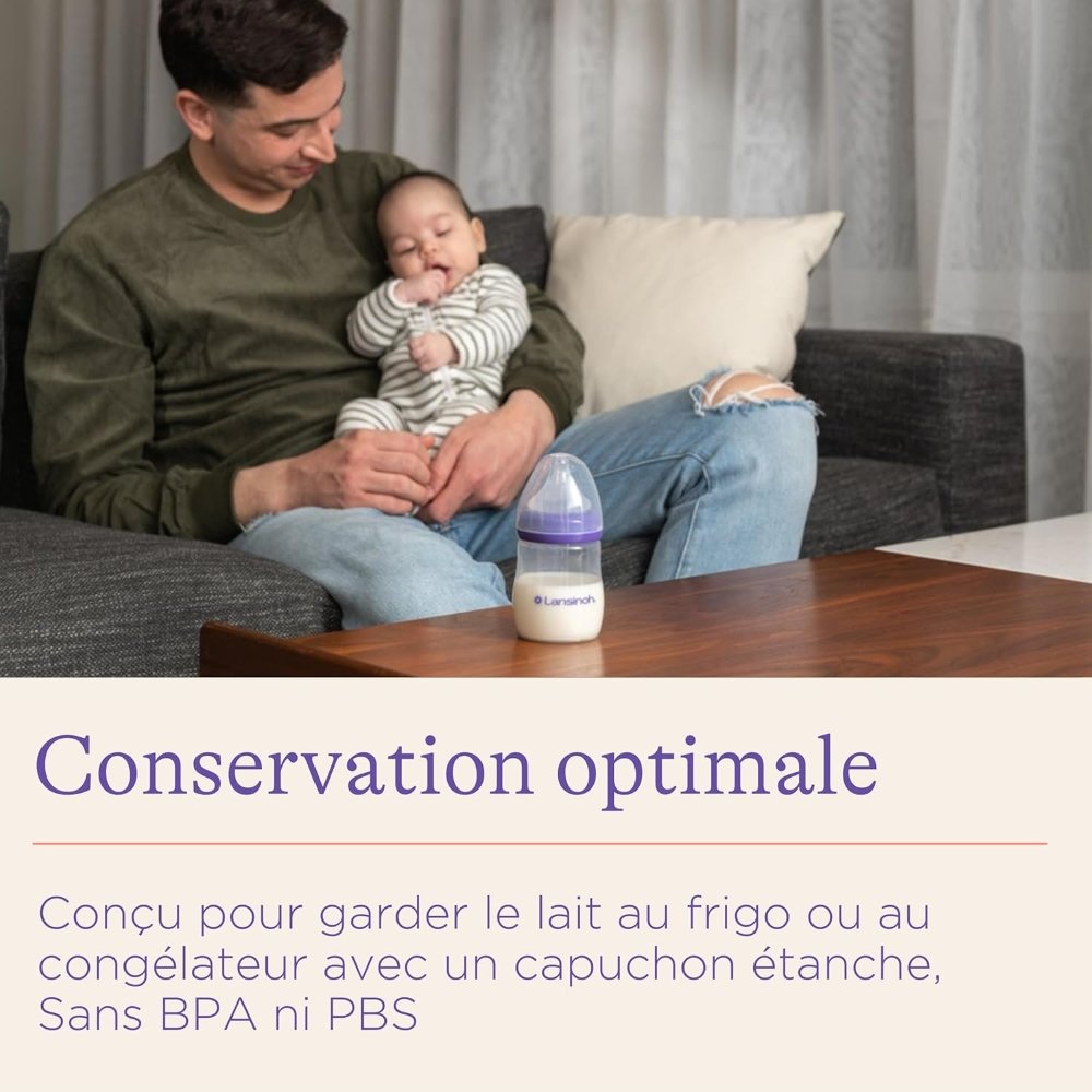 bouteilles-de-conservation-de-lait-maternel-lansinoh-2 Bouteilles de conservation de lait maternel Lansinoh