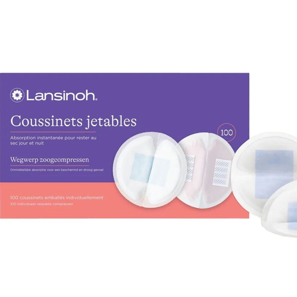 coussinets-d'allaitement-jettables-100-unités-lansinoh-1 Coussinets d'allaitement jetables 100 unités Lansinoh
