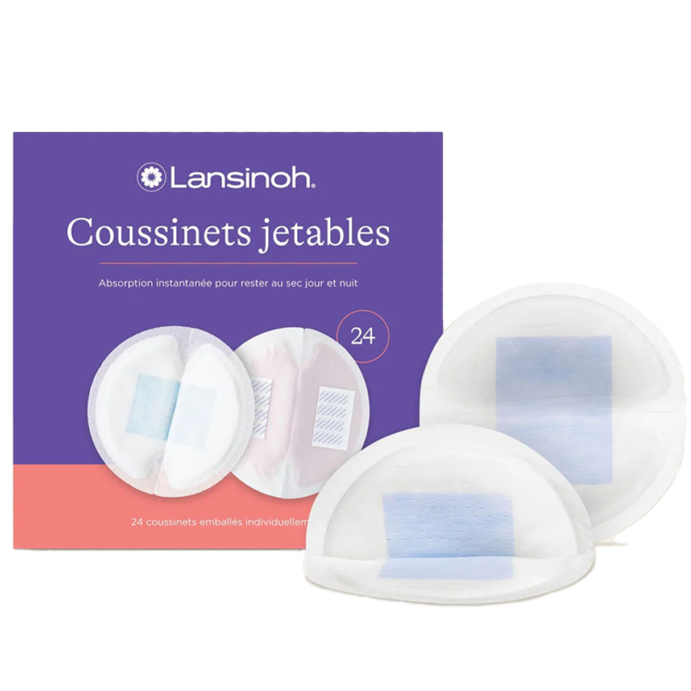 coussinets-d'allaitement-jettables-24-unités-lansinoh Coussinets d'allaitement jettables 24 unités Lansinoh