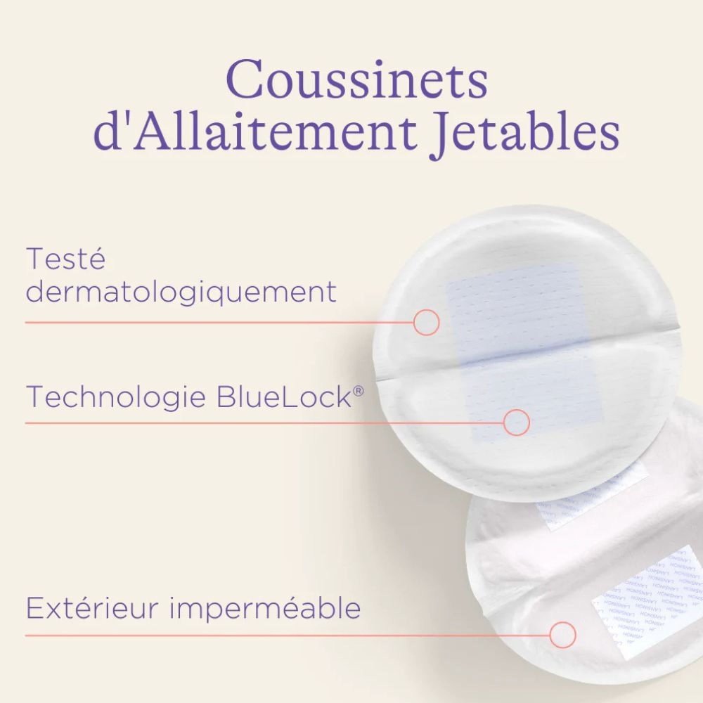 coussinets-d'allaitement-jettables-60-unités-lansinoh-5 Coussinets d'allaitement jetables 60 unités Lansinoh