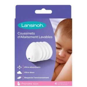 Coussinets d'allaitement lavables 4 unités Lansinoh