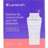 Sachets de conservation de lait maternel 25 unités Lansinoh