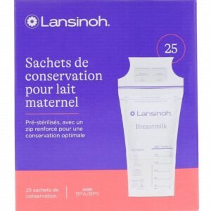 Sachets de conservation de lait maternel 25 unités Lansinoh