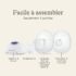 Tire-lait mains libres double Lansinoh