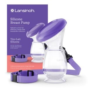 Tire-lait silicone / recueil lait Lansinoh
