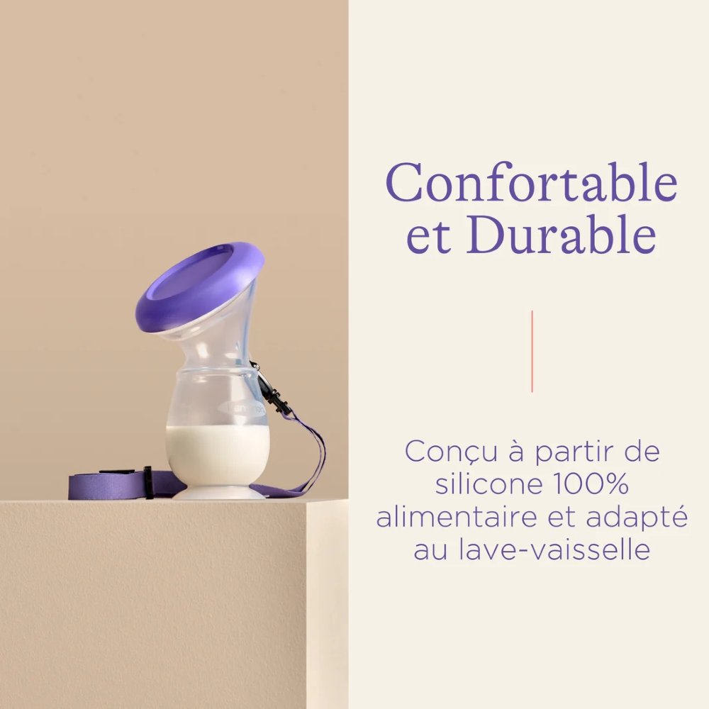 Tire-lait silicone / recueil lait Lansinoh