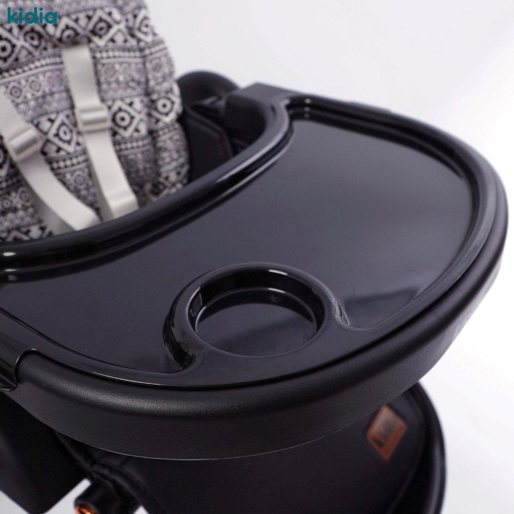 Chaise haute bébé vert Kidilo KD3-3