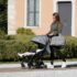 Poussette gris Magic Pali avec pliage automatique