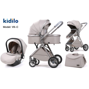 Poussette avec maxicosy Gris V8 Kidilo