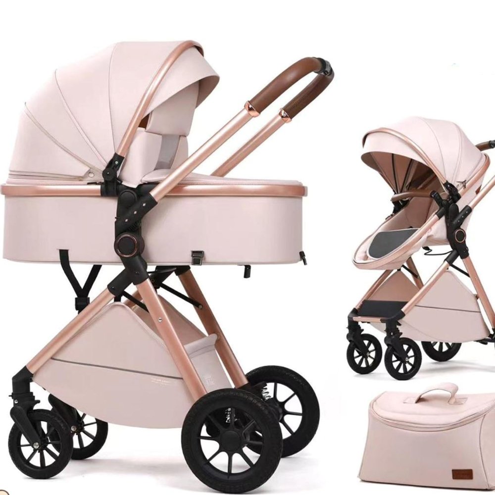 Poussette avec maxicosy Khaki V8 Kidilo