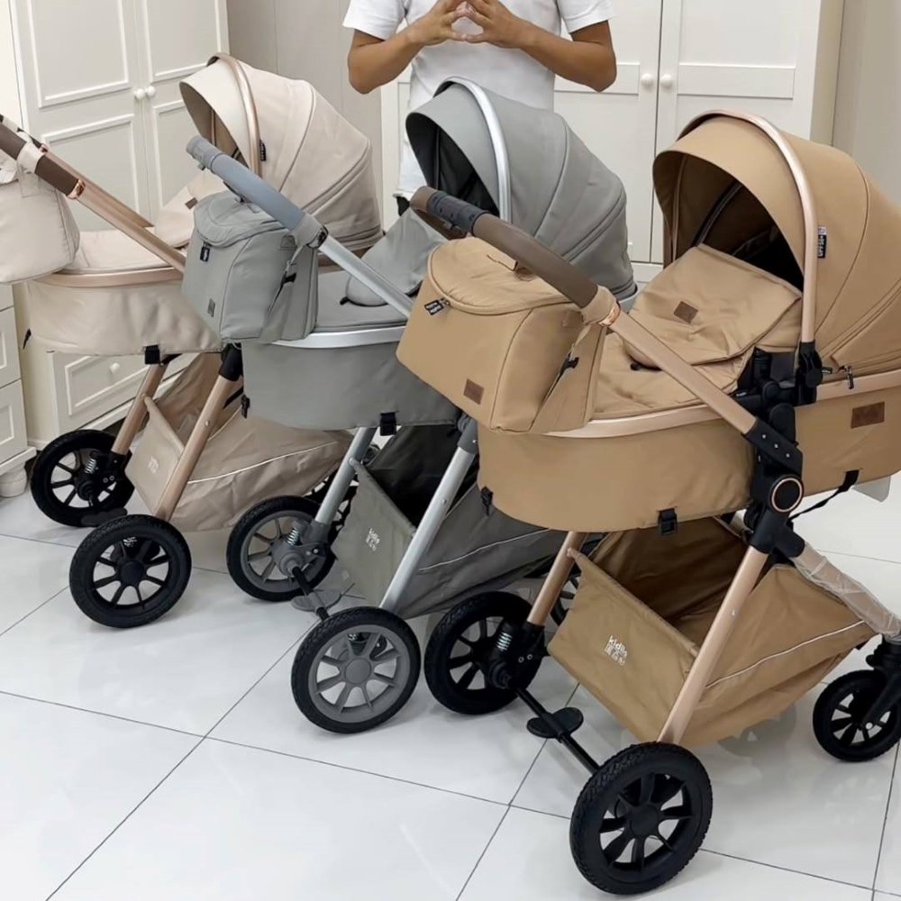 Poussette avec maxicosy Noir V8 Kidilo