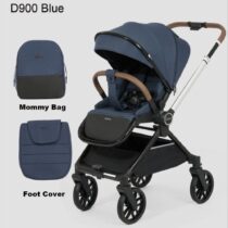 Poussette réversible premium Bleu D900 Kidilo