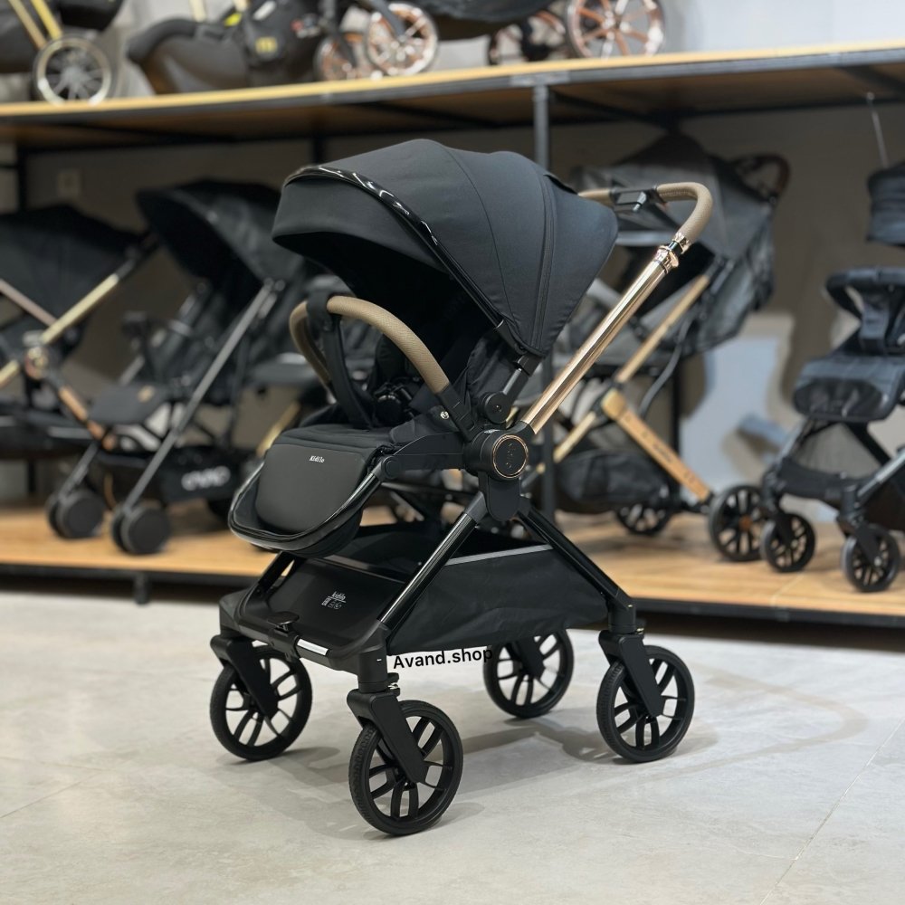 Poussette réversible premium Beige D900 Kidilo