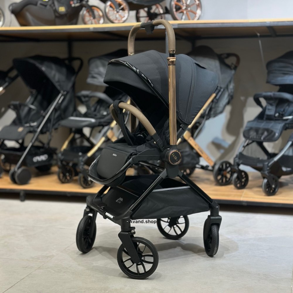Poussette réversible premium Noir D900 Kidilo